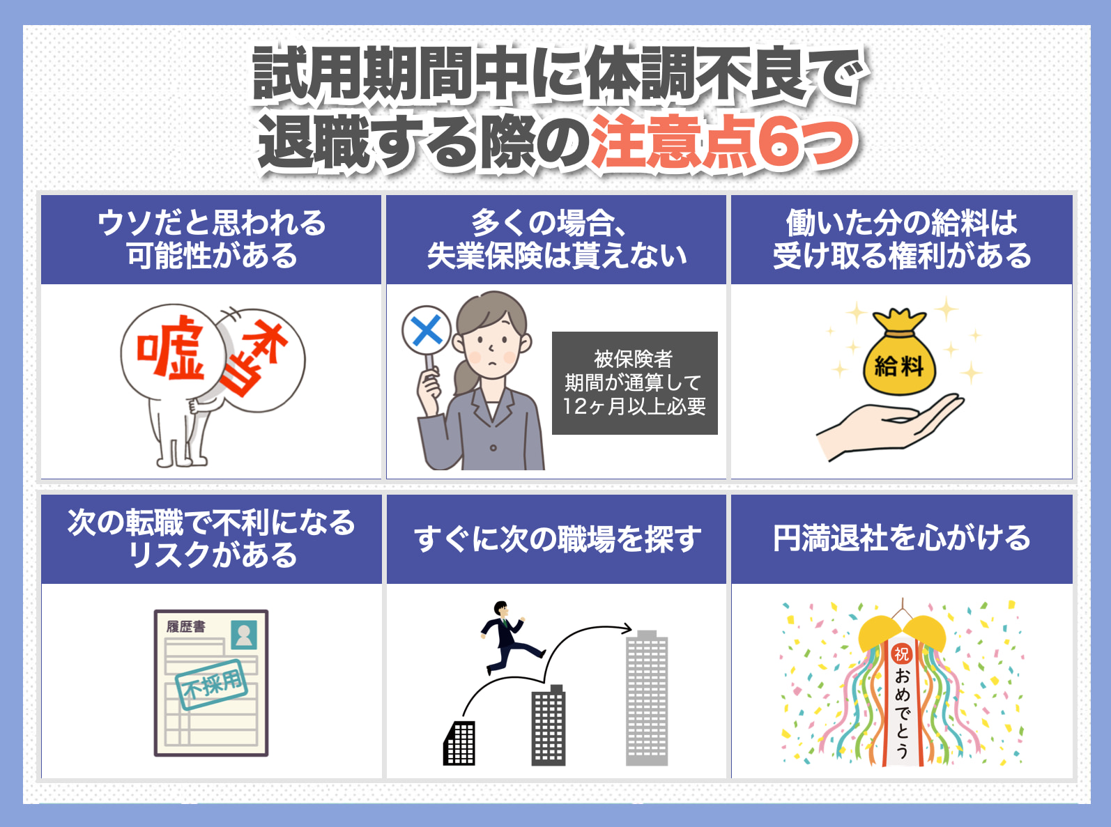 試用期間 退職 注意点